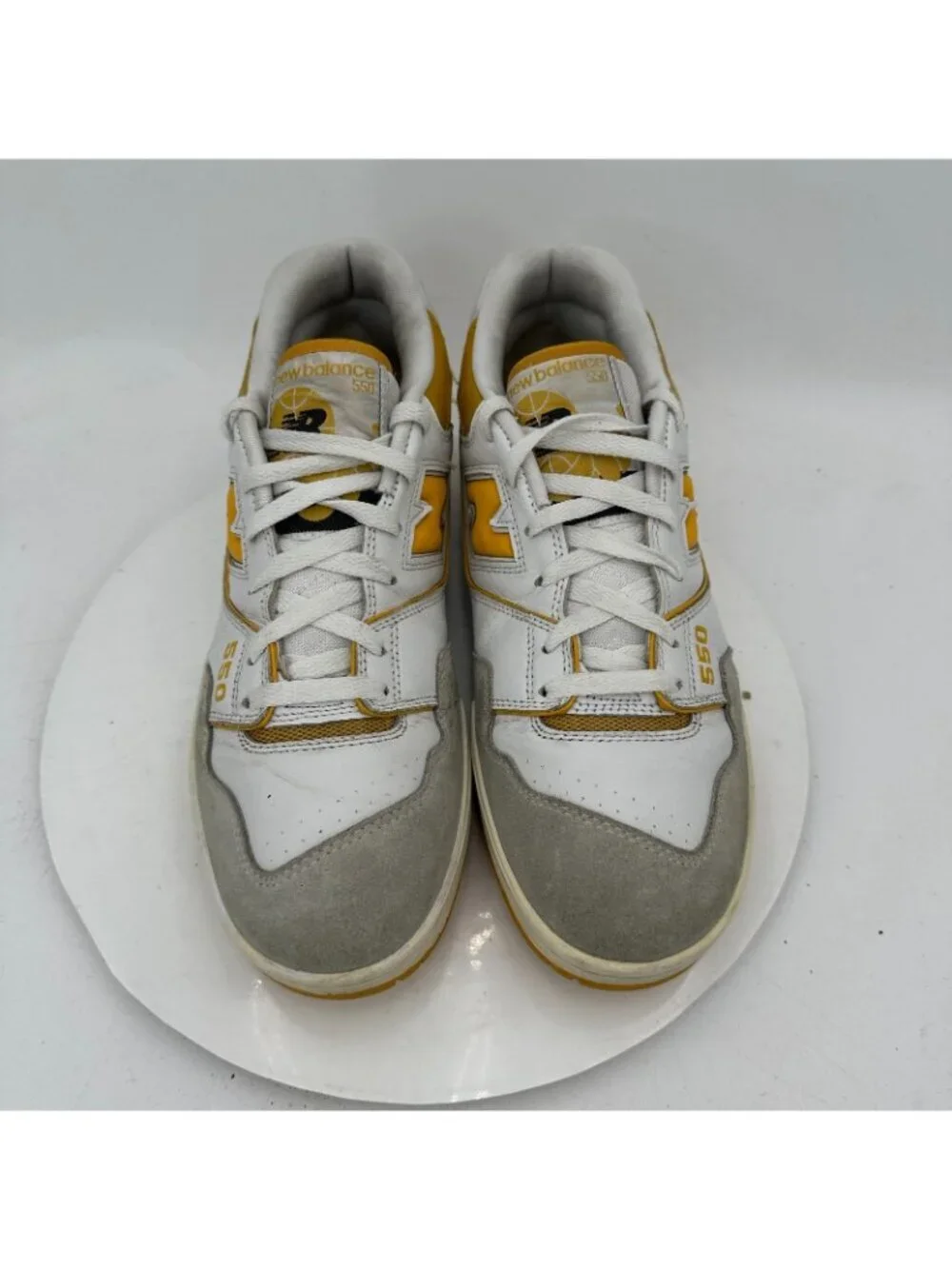 New Balance 550 Men Size 11.5D BB550LA1 Sea Salt Varsity Gold Training Shoes
